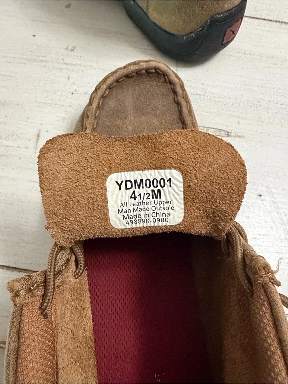 Kids Twisted X Casual Suede Moccasin Loafers in Brown